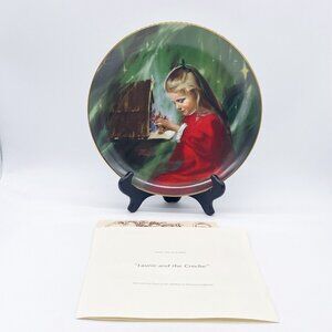 Zolan Laurie And The Crèche Collector Plate 1986 Children Christmas Collection